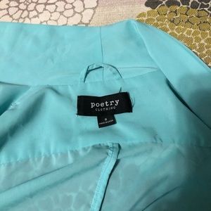 Poetry Jackets & Coats - Mint green blazer Poetry Jackets & Coats - Mint green blazer
